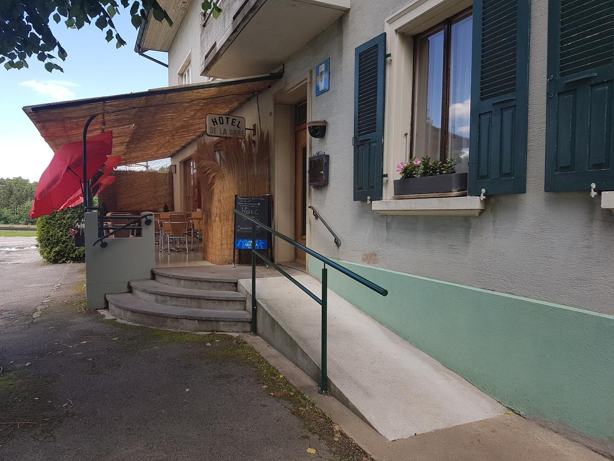 Hotel De La Gare, Vendlincourt Eksteriør bilde